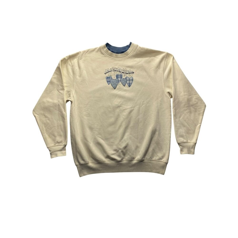 Vintage Grandmas Love Is Tied With Heartstrings S… - image 1